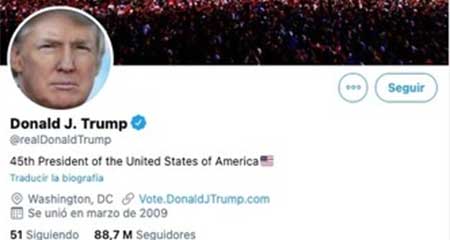 Estos son los tuits que Donald Trump escribió en la cuenta de POTUS y que fueron borrados por Twitter