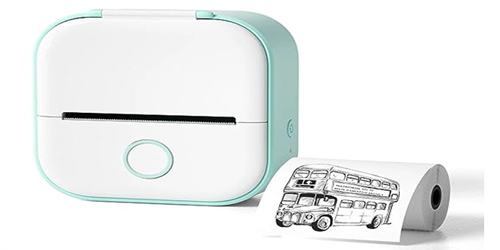 Mini Pocket Printer, Bluetooth Portable Mobile Photo Inkless Pocket Printer